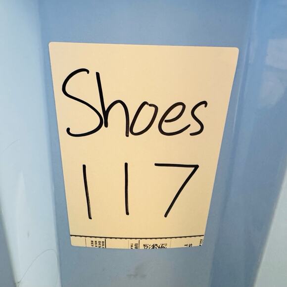 Elle Blue Leather Slip On Lace Up Shoes Women’s Size 8 - Picture 11 of 11